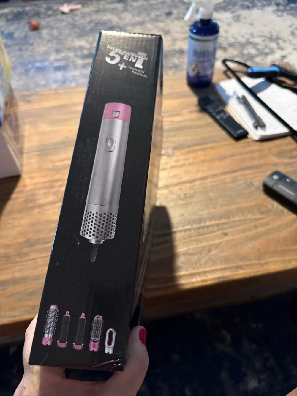 HOT Air Styler 5-in-1 in Pink and Silver